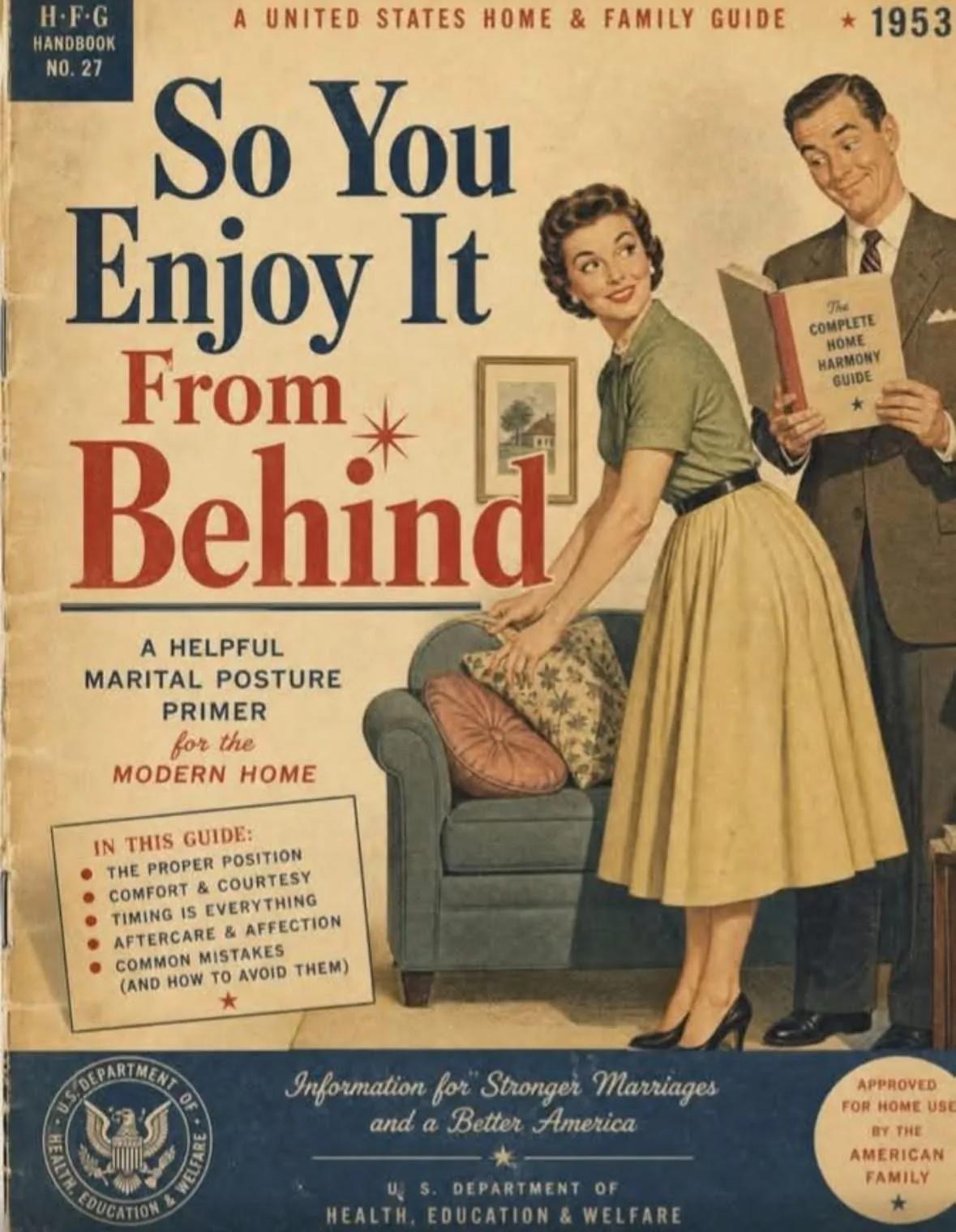 1950s Advertising example showing a people or portrait