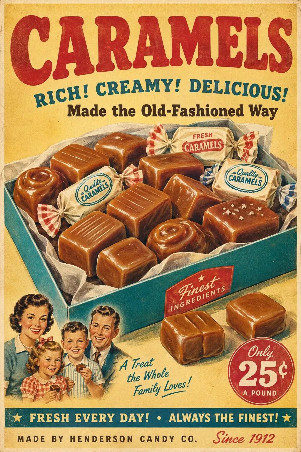 1950s Advertising example showing a website or presentation visual