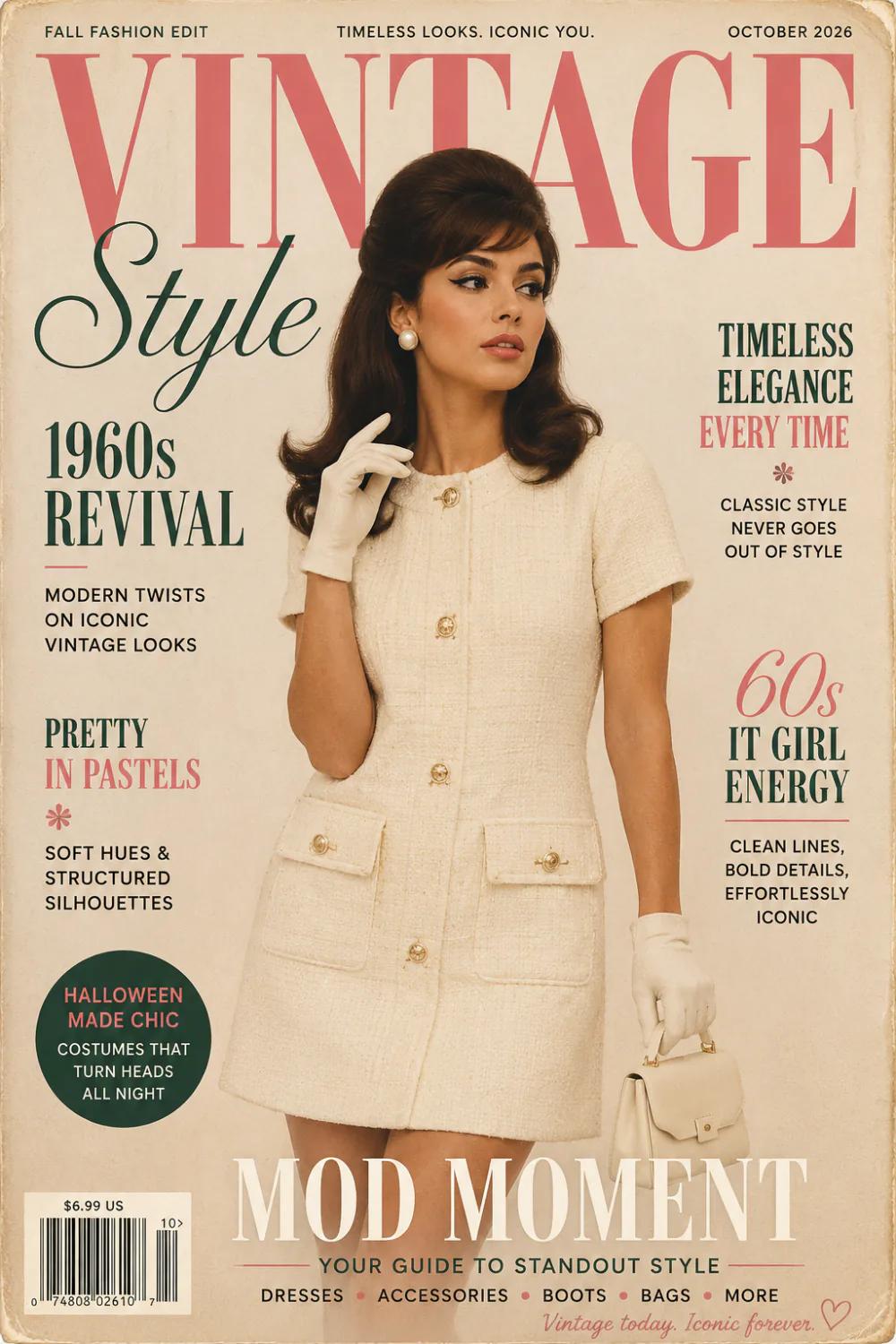 1960s Mod example showing a brand campaign