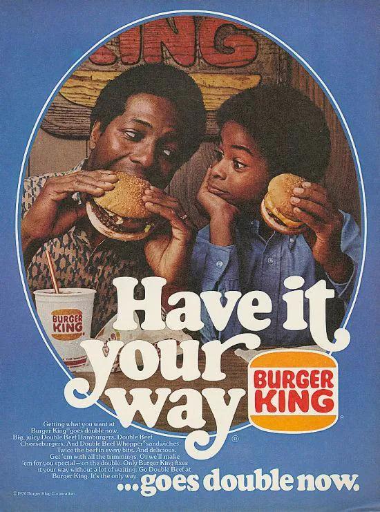 1970s Retro example showing a editorial composition