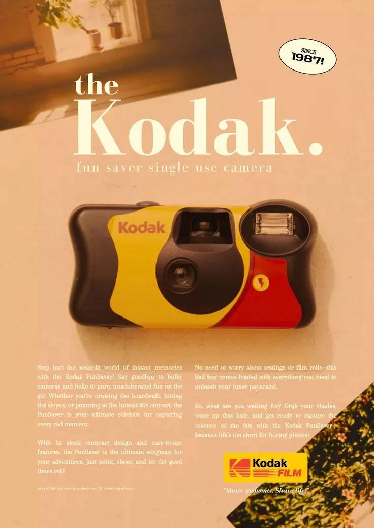 Analog Film example showing a brand campaign