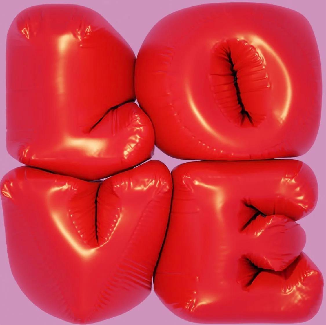 Inflatable 3D example showing a social media creative