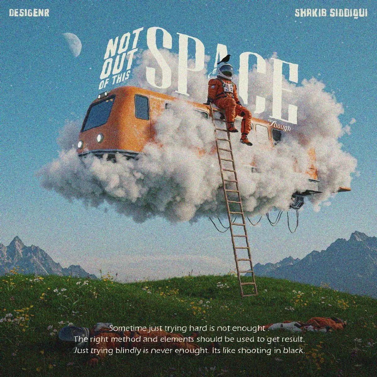 Magical Realism example showing a editorial composition