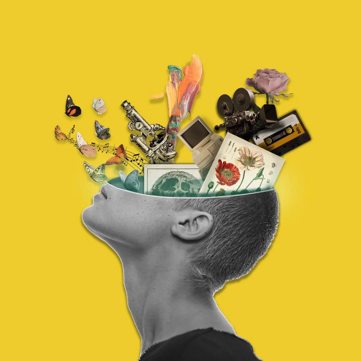 Surrealism example showing a product advertisement